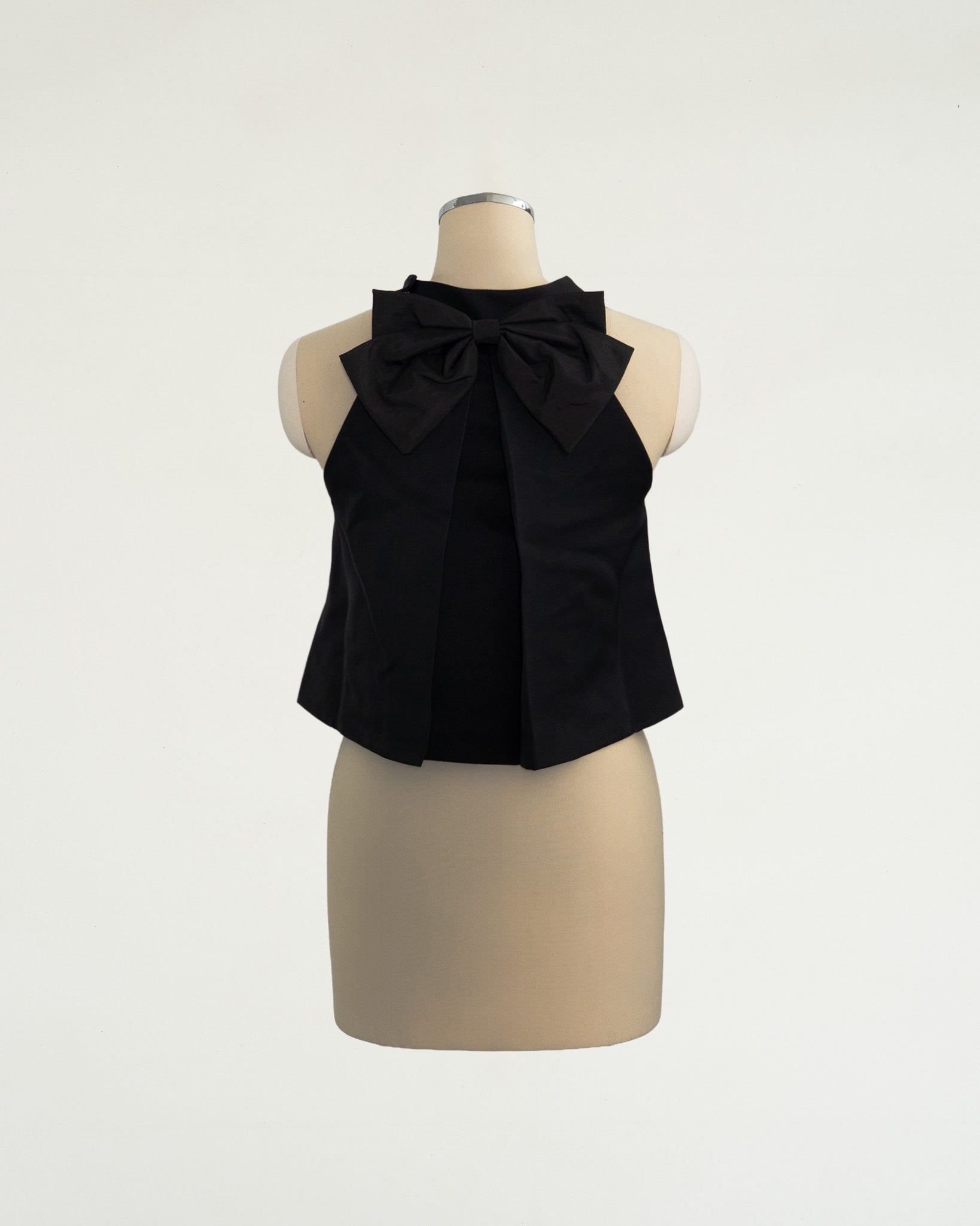 Roy ribbon tops ブラック Lure ribbon tops (black)