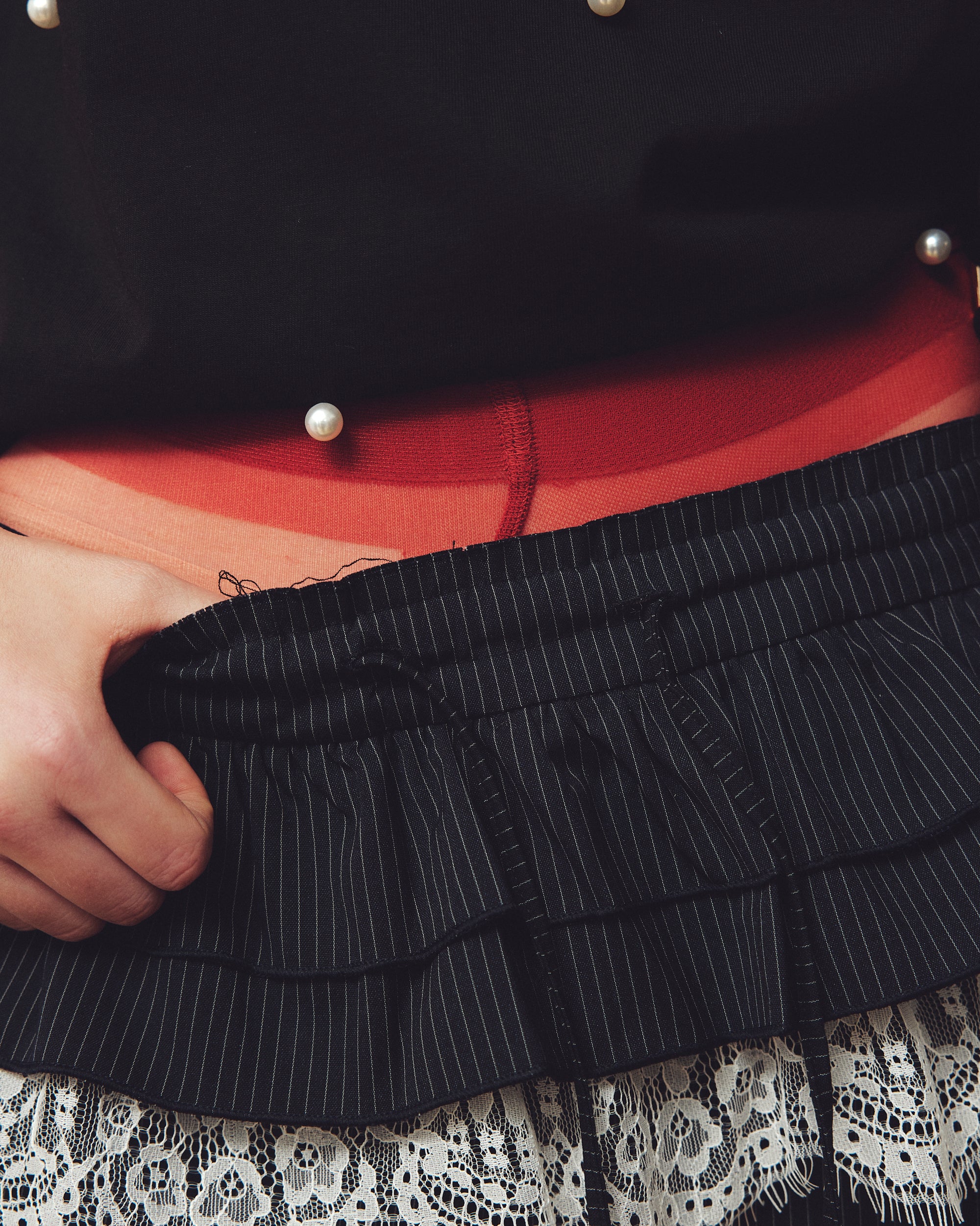 Stripe ballet pants