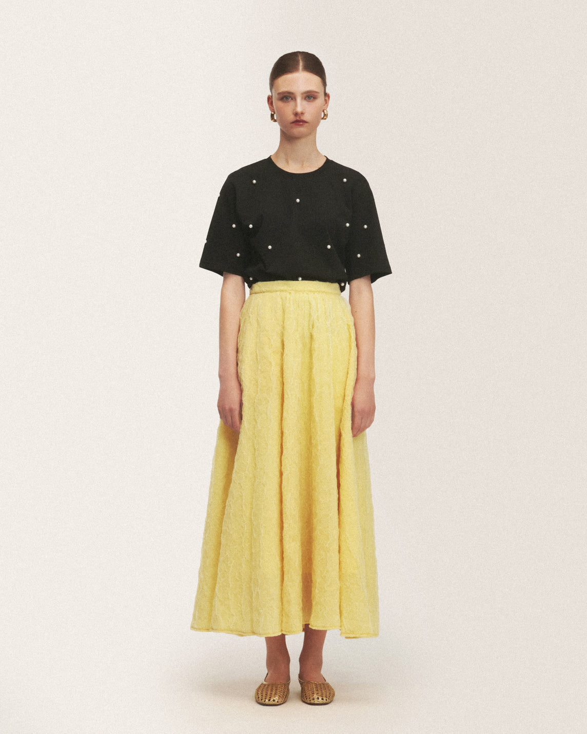 Snowing tee (black)
